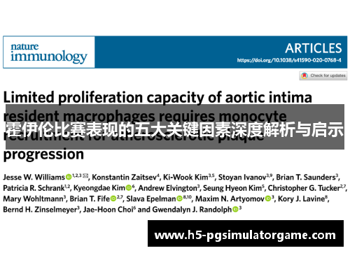 霍伊伦比赛表现的五大关键因素深度解析与启示